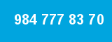 984 777 83 70 984 777 83 70